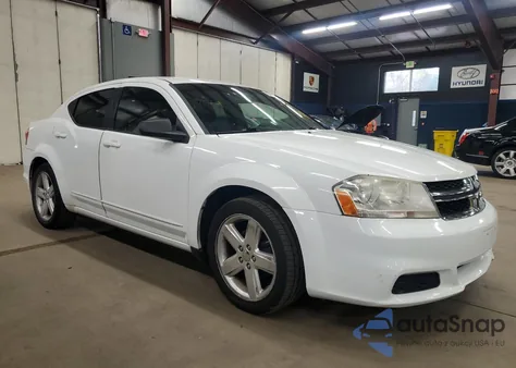 2013 Dodge Avenger Se из США, поврежденный, VIN 1C3CDZABXDN642941